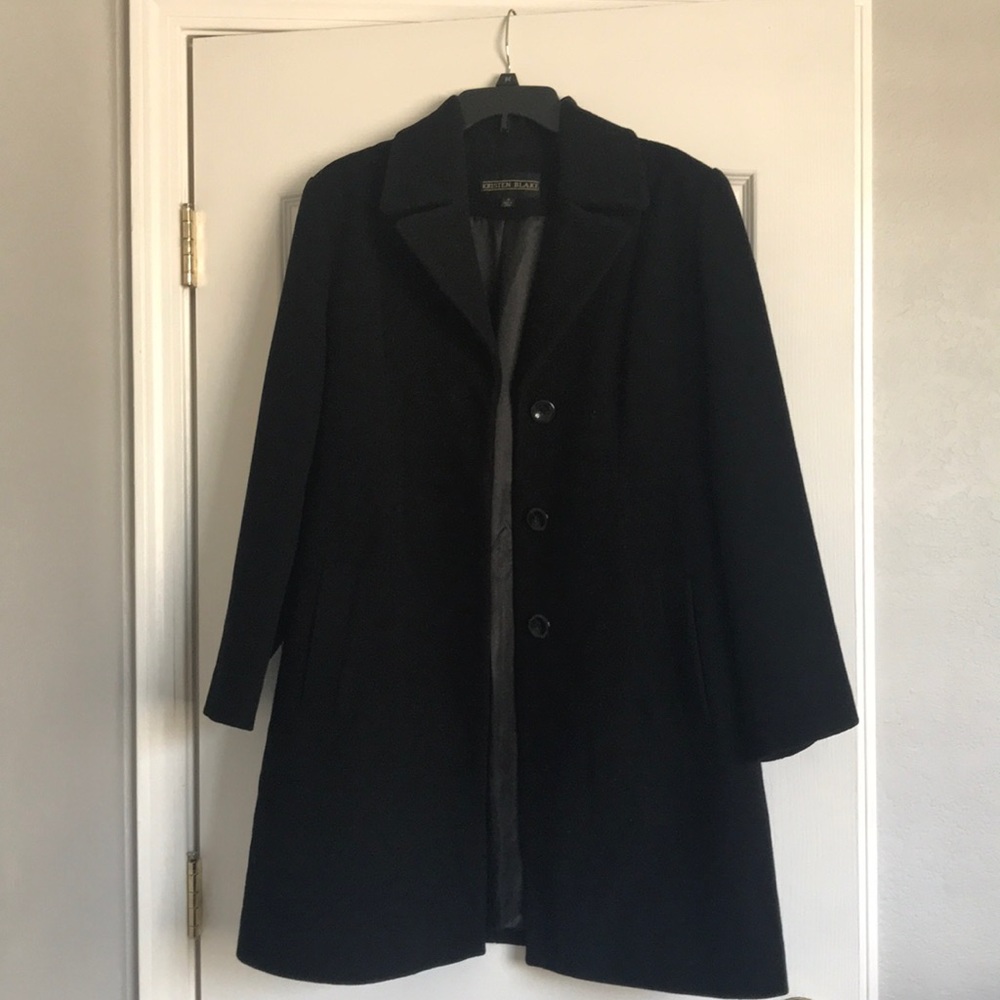 Women’s black pea coat